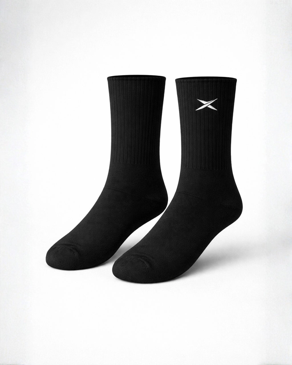 Black Embroidered socks