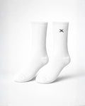 White Embroidered socks