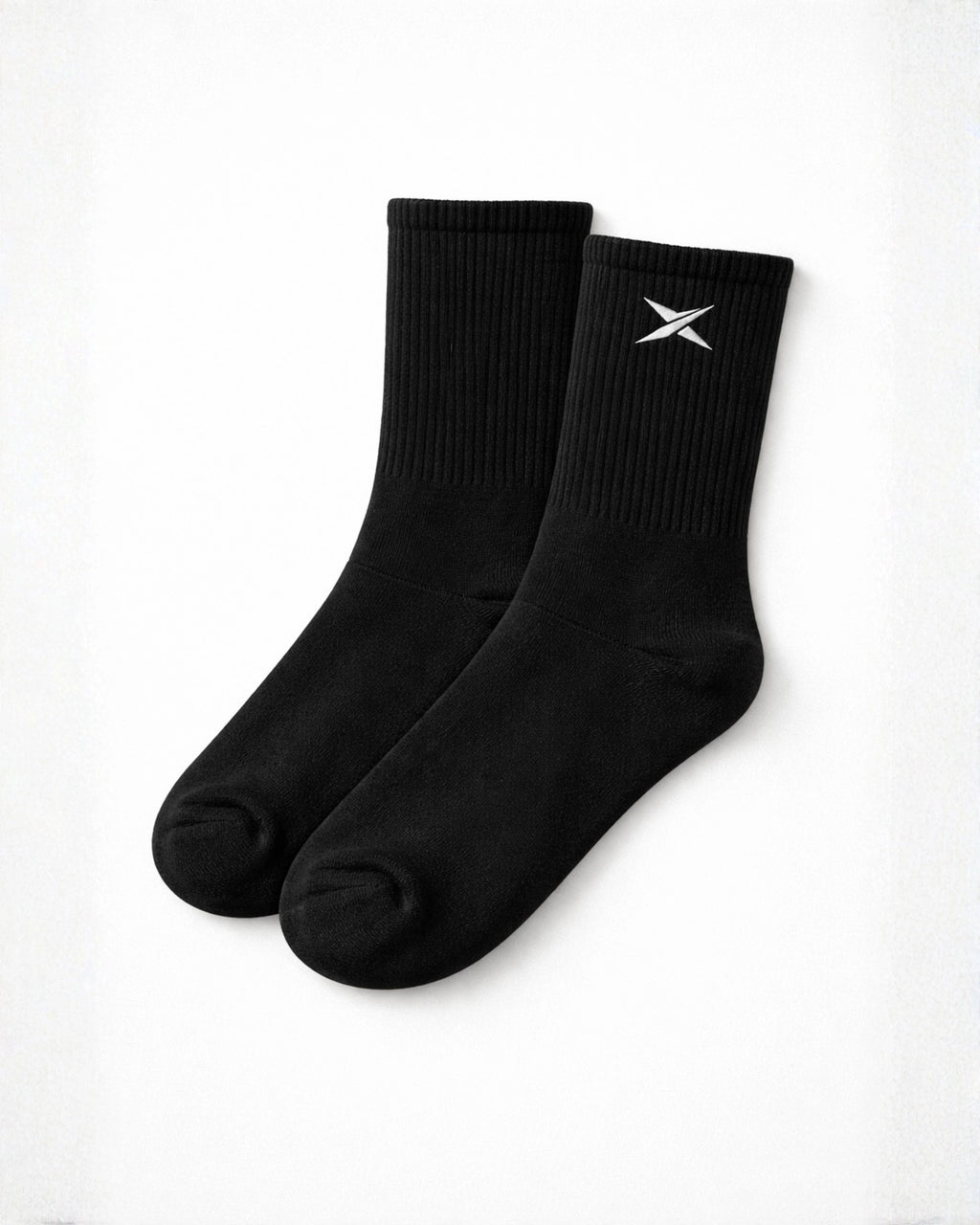 Black Embroidered socks