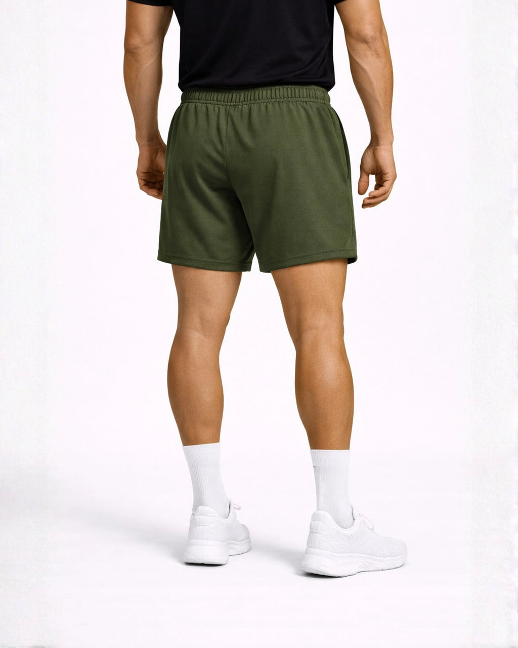 Olive Athletic Shorts