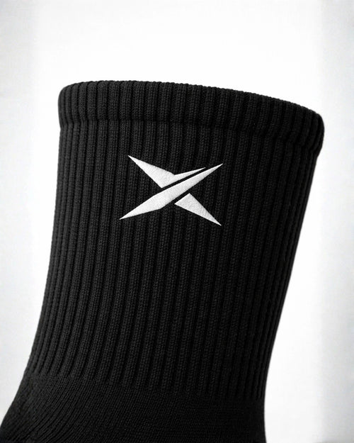 Black Embroidered socks