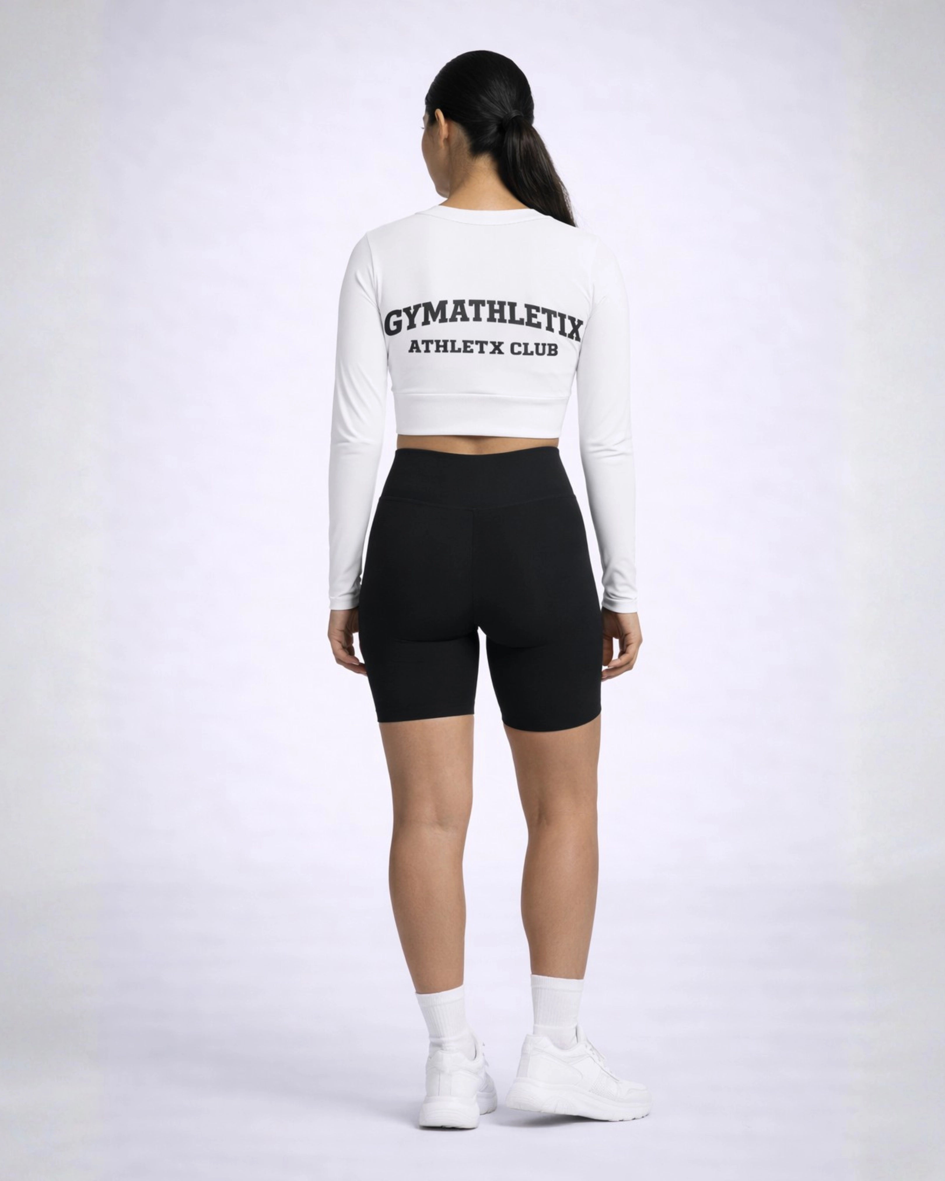 Long-Sleeve Crop Top