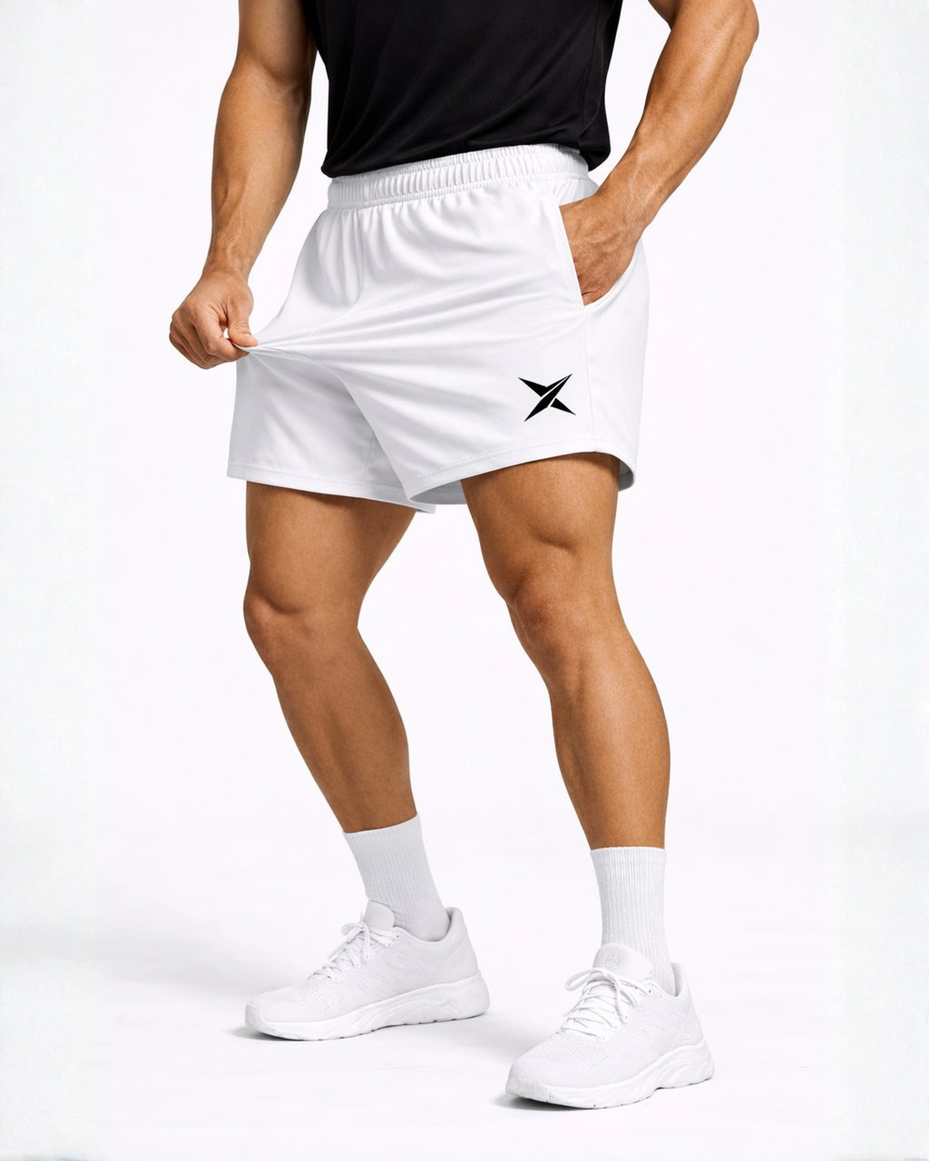 White Athletic Shorts