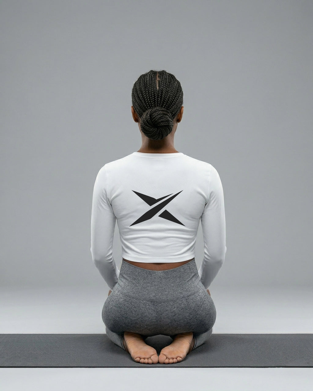 Long-Sleeve Crop Top