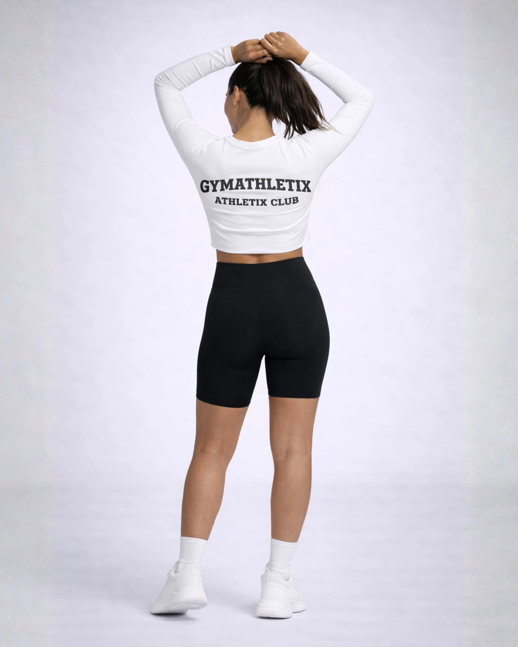 Long-Sleeve Crop Top