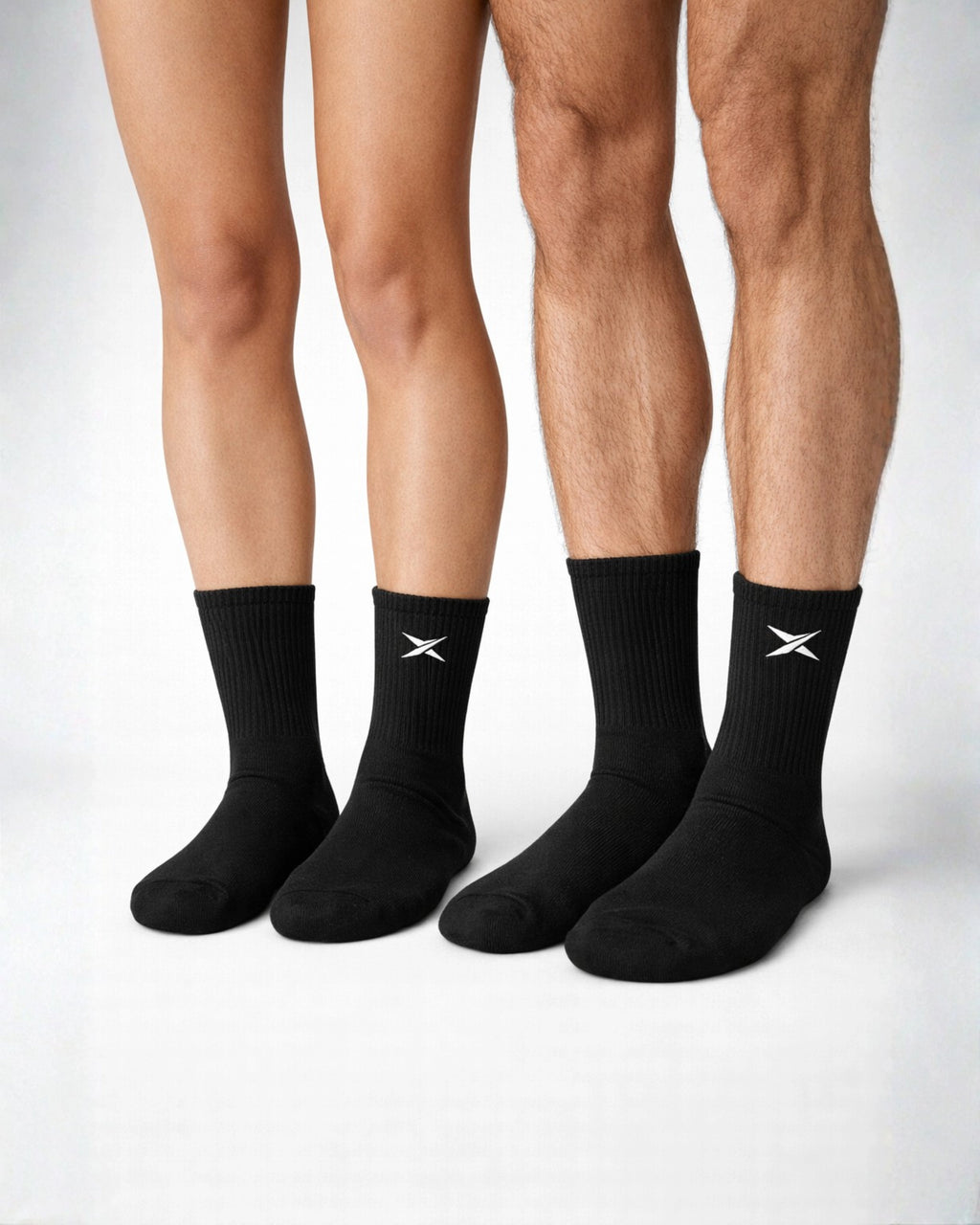 Black Embroidered socks