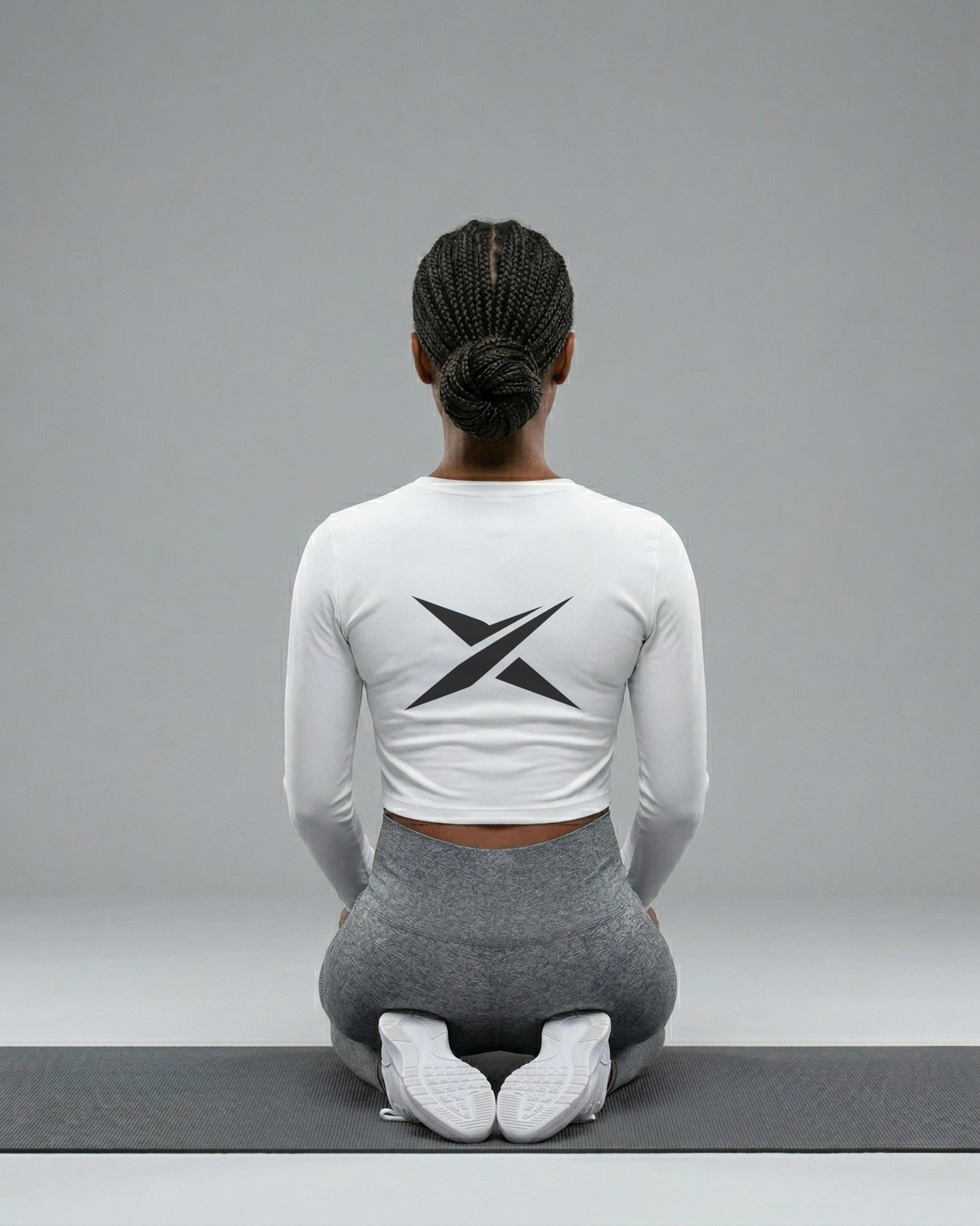 Long-Sleeve Crop Top