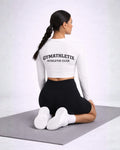 Long-Sleeve Crop Top