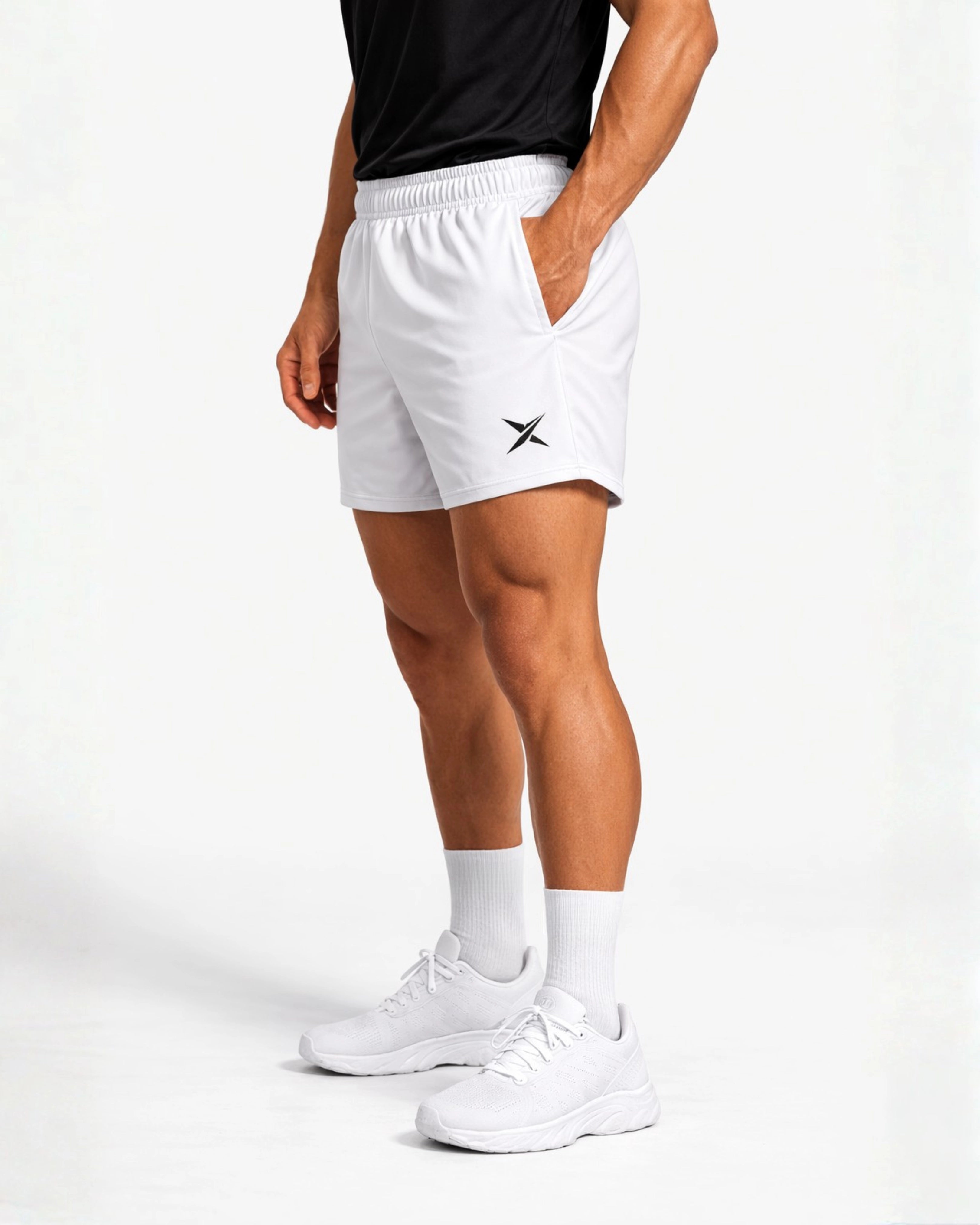 White Athletic Shorts